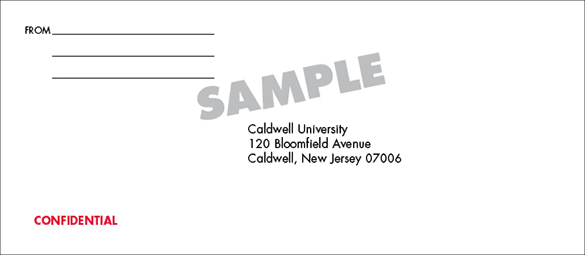 #9 Envelope- Confidential - GR - 2 Color - Click Image to Close